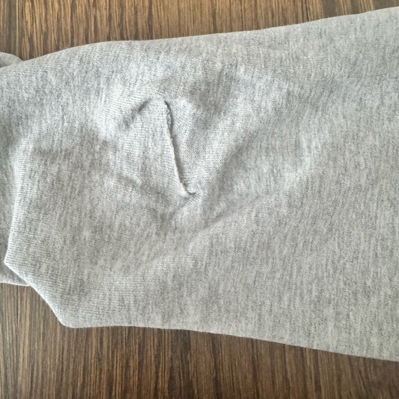 Lululemon rest day women’s gray cowl neck zip pocket pullover sweatshirt Sz 4 - Picture 6 of 9